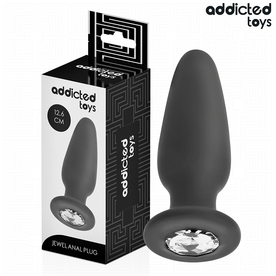 ADDICTED TOYS - PLUG ANAL AVEC BIJOU TAILLE L 12,6 CM