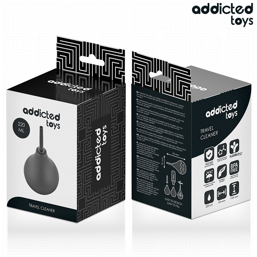 ADDICTED TOYS - NETTOYANT ANAL DE VOYAGE TAILLE L 220 ML