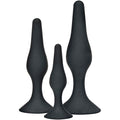 TOYJOY - Plug anal CURVY COMPANIONS 3 pièces Noir