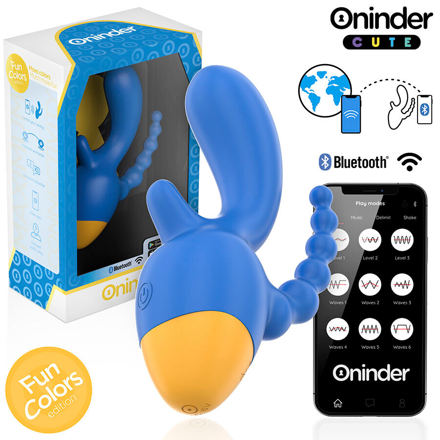 ONINDER CUTE - LOVE 3 SOME TRIPLE VIBRATEUR - APPLICATION GRATUITE DANS LE MONDE ENTIER