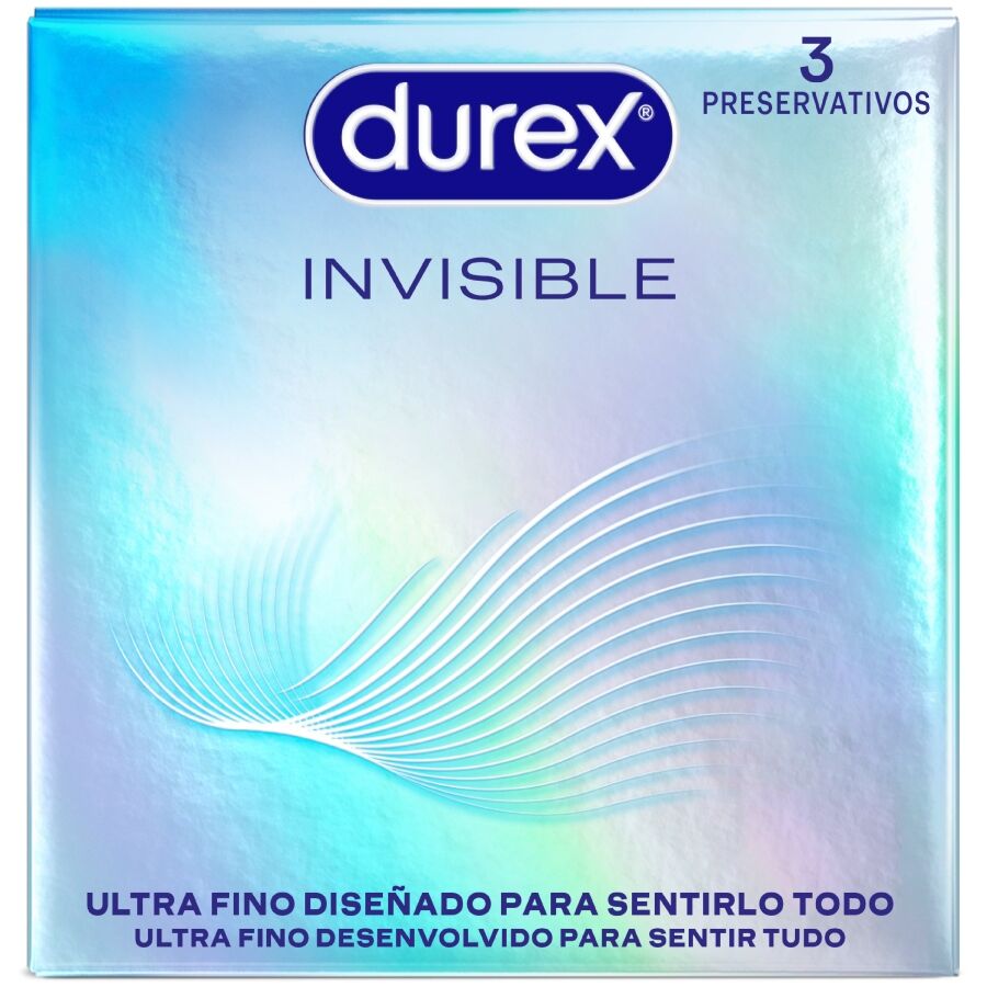 DUREX - PRÉSERVATIFS ULTRA FINS INVISIBLES 3 UNITÉS