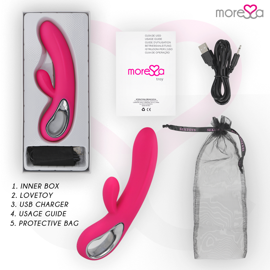 MORESSA - TROY RECHARGEABLE EN SILICONE PREMIUM