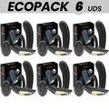 ECOPACKS 6 UNITÉS - VIBRATEUR PORTABLE IBIZA AVEC STIMULATION DU POINT G ET DU CLITORIS AVEC TÉLÉCOMMANDE