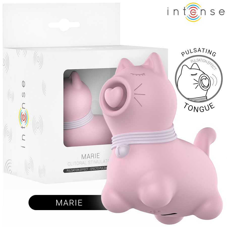 INTENSE - STIMULATEUR DE LANGUE EFFET PULSATION MARIE PINK