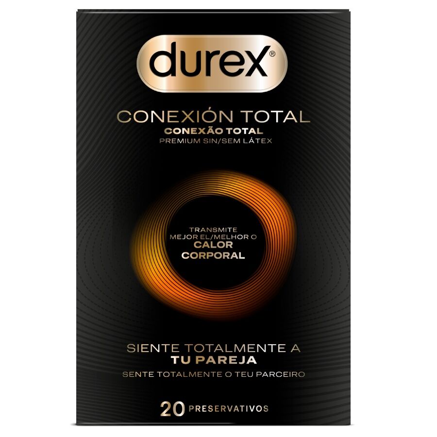 DUREX - CONNEXION TOTALE ULTRA FINE PLUS SANS LATEX 20 UNITÉS
