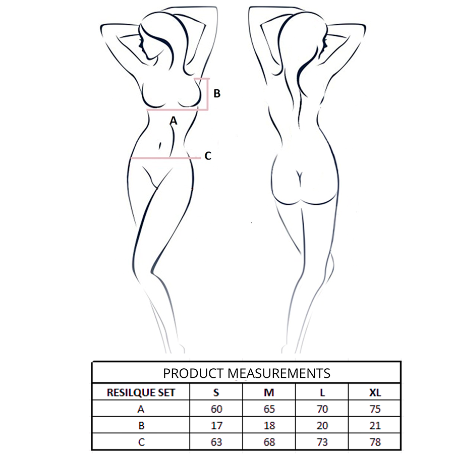 PASSION - ENSEMBLE SOUTIEN-GORGE + STRING RESILQUE BLANC