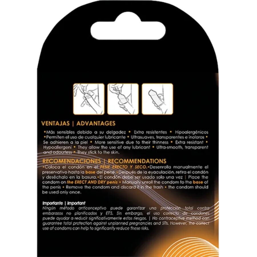 UNIQ - CLASSIC PRÉSERVATIFS SANS LATEX 3 UNITÉS