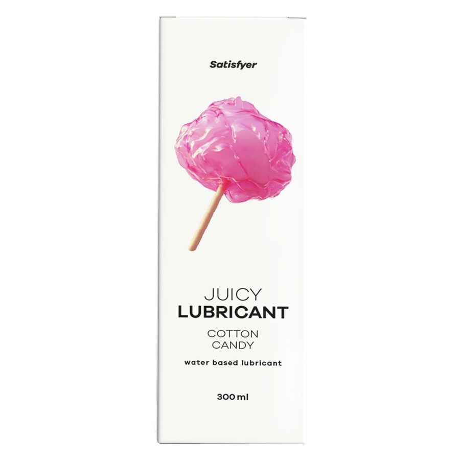 SATISFYER - LUBRIFIANT À BASE D'EAU JUICY BARBE À PAPA 300 ML