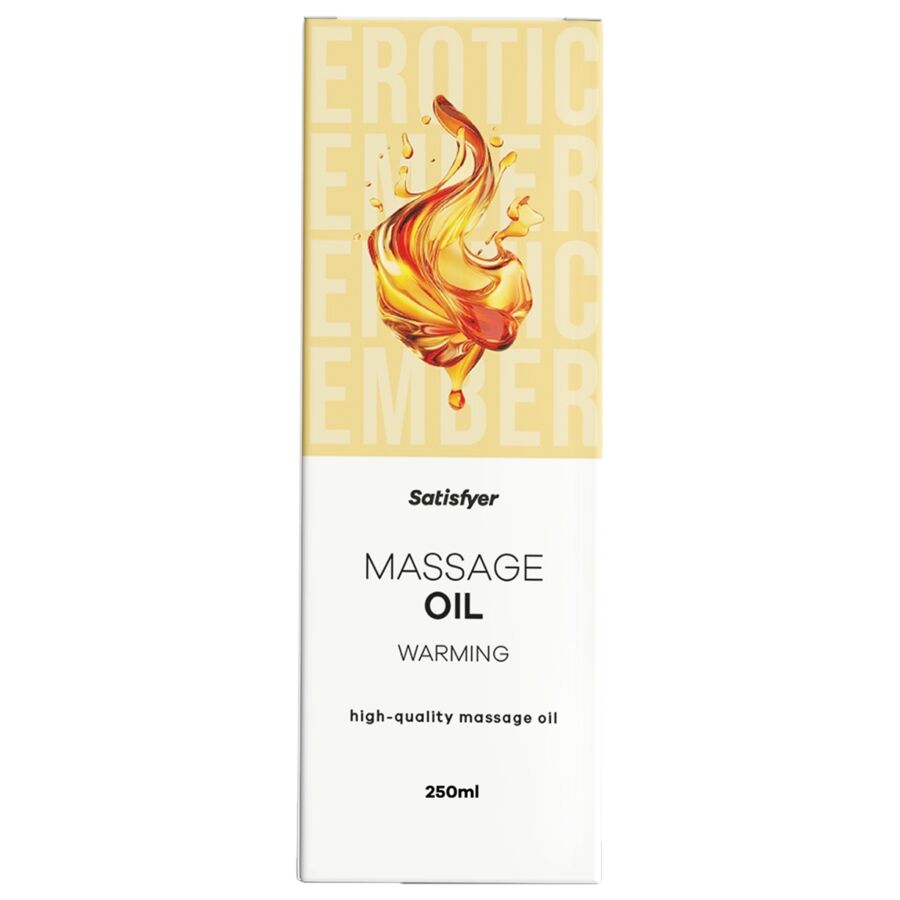 SATISFYER - HUILE DE MASSAGE CHAUFFANTE DE HAUTE QUALITÉ 250 ML