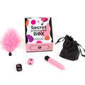 SECRET PLAY - COFFRET DE PLAISIRS POUR COUPLES : DÉS + BALLE VIBRANTE + STYLO À PLUME