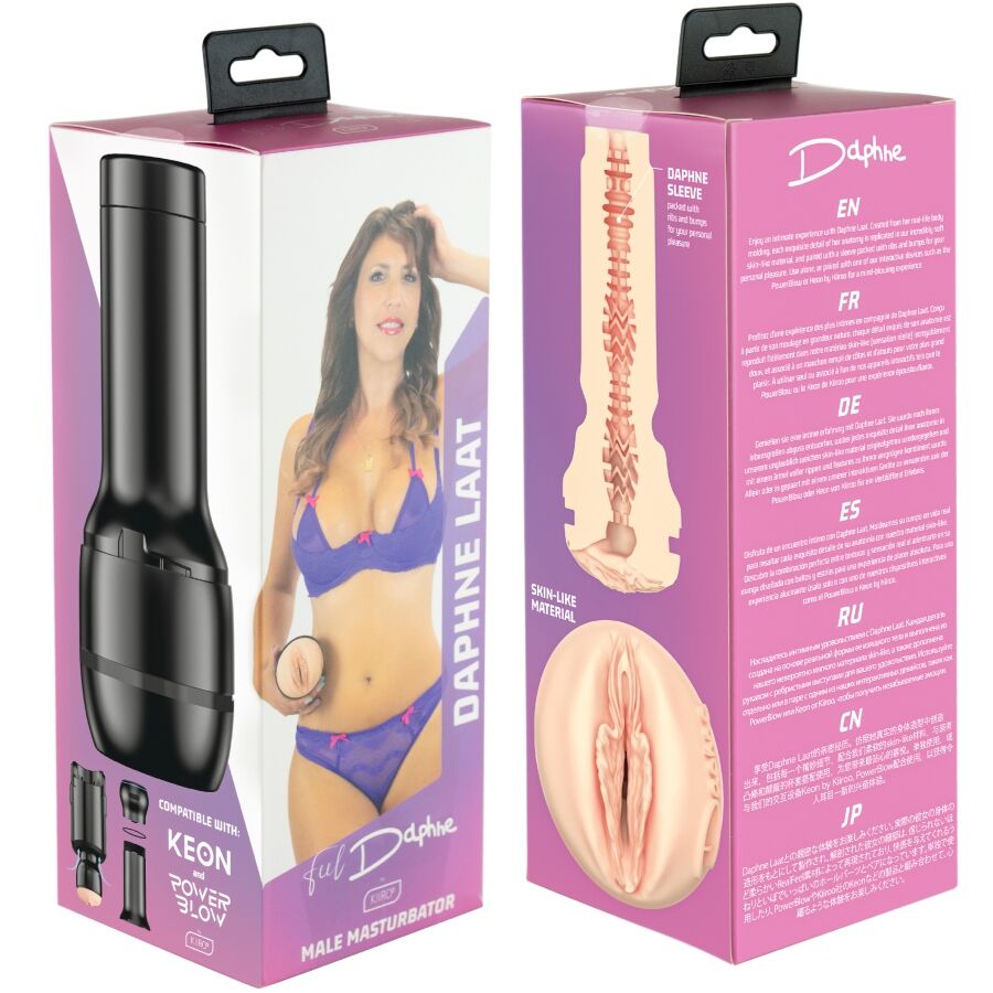 KIIROO - COLLECTION FEEL DAPHNE LAAT STARS COMPATIBLE AVEC LES STROKERS POWERBLOW