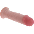 GET REAL - PÉNIS DE LUXE ÉPAIS DOUBLE DENSITÉ EN TPE 25,5 CM