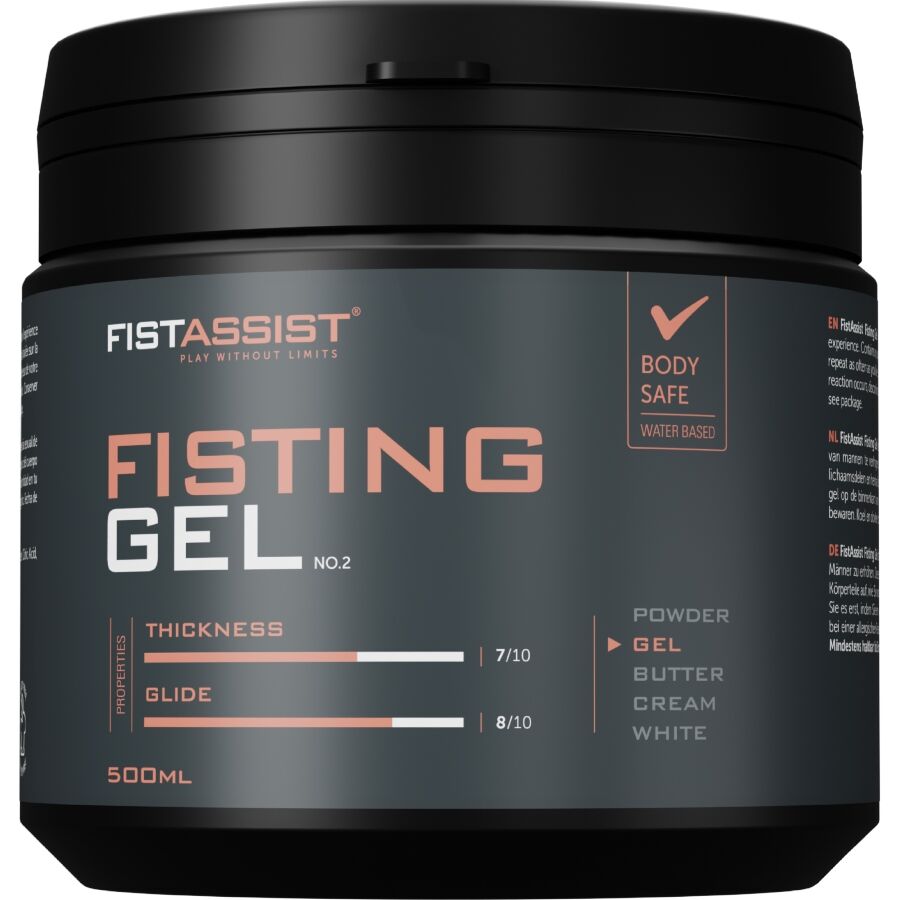 COBECO - FIST ASSIST GEL DE FISTING EXTRA-ÉPAIS À BASE D'EAU 500 ML