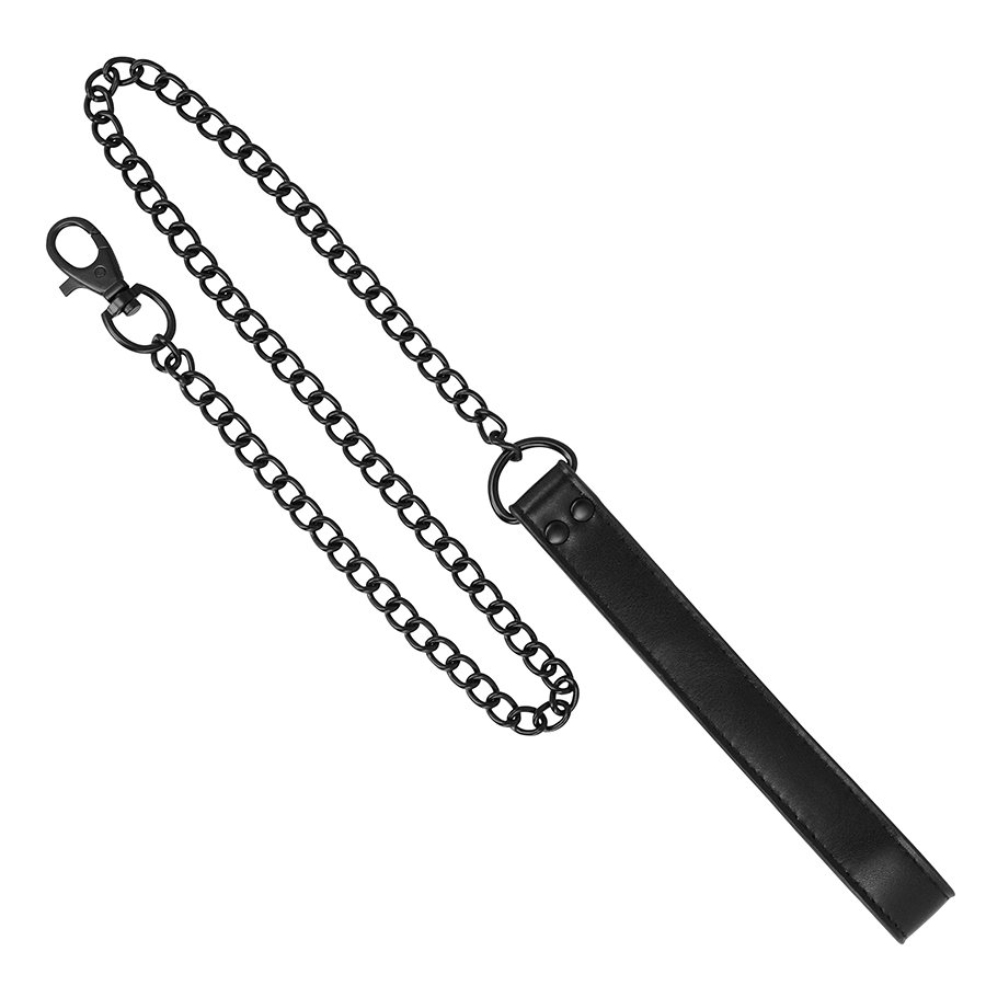 FETISH SUBMISSIVE BONDAGE - COLLIER D'ÉTRANGLEMENT GONFLABLE AVEC CHAÎNE