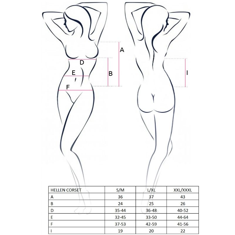 PASSION - FEMME HELLEN CORSET NOIR