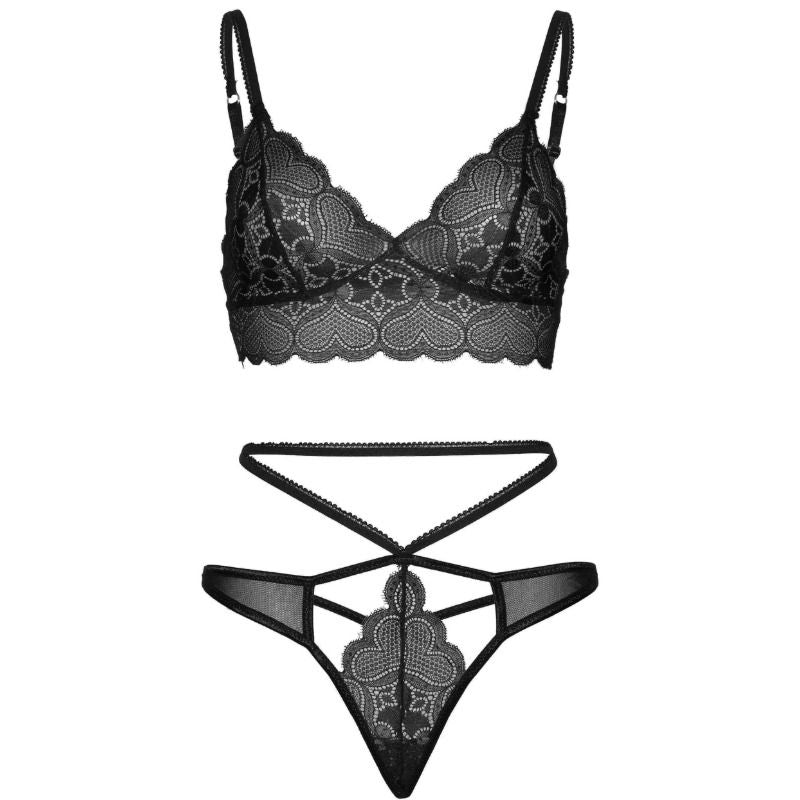 LEG AVENUE - ENSEMBLE 2 PIÈCES STRAPPY CUT G STRING