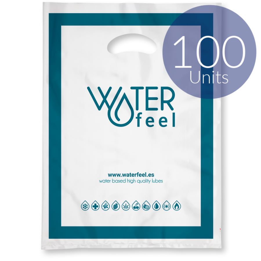 WATERFEEL - 100 GRANDS SACS PLASTIQUE 40 X 50 CM