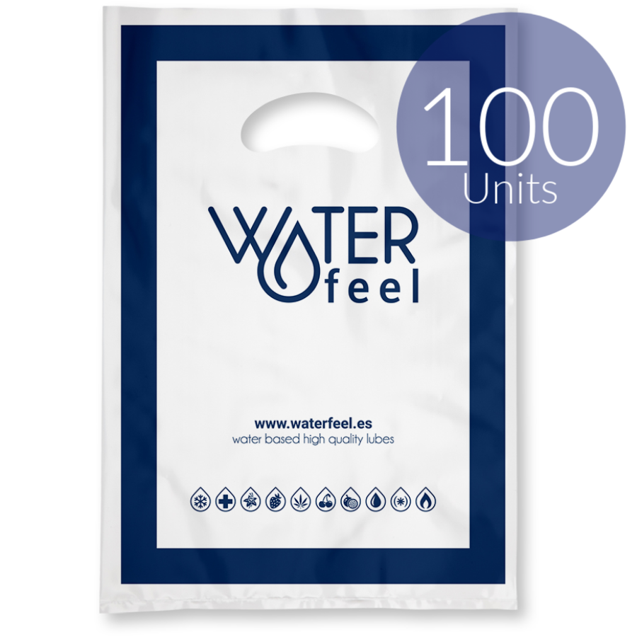 WATERFEEL - 100 PETITS SACS PLASTIQUE 25 X 35 CM