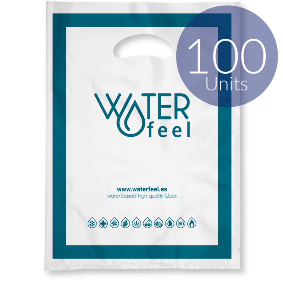 WATERFEEL - 100 SACS PLASTIQUE MOYENS 30 X 40 CM