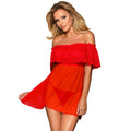 SUBBLIME - DRESSES ROBE COURTE + TONG ROUGE