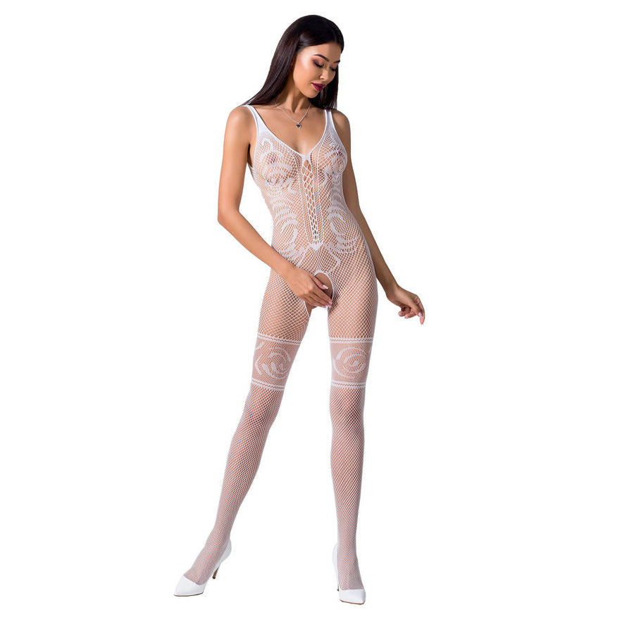 PASSION - FEMME BS069 BODYSTOCKING ROUGE TAILLE UNIQUE